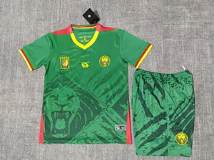 Maillot Cameroun ONE Taille L - Vert, Manches Courtes, Neuf (Onana, Aboubakar, Milla)