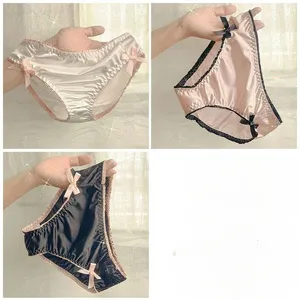 BZEL Solido Perizoma Femminile Raso Di Seta Mutandine Da Donna Sport Biancheria Intima Senza Soluzione Di Continuà Lingerie Sexy Ragazze Hot G-String Mutande Tanga - Foto 6