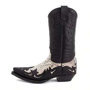 SENDRA Cowboylaarzen Heren 11783 Maat: 39 Materiaal: Leer Kleur: Bruin