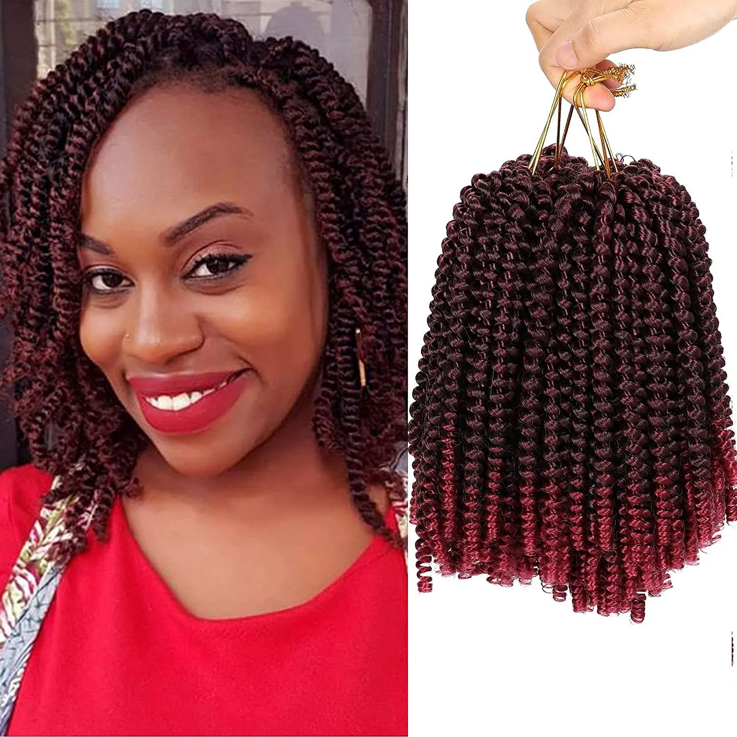 Buy Kanekalon Hair Red Online Shopping at