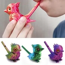 LVYUDS 2 Stuks Vogelfluitje Kleurrijk Keramiek Watervogelfluitje met Touw Imiteren Vogeloproep, Verjaardag Cadeaus voor Kinderen, School Prijzen, Pasen Cadeaus(Color:Osprey