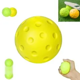 Lot De 15 Balles De Tennis - Fibre Synthétique Durable - Rebond Régulier - Pour Enfants, Débutants Et Niveau 3 - Entraînement Intérieur/extérieur