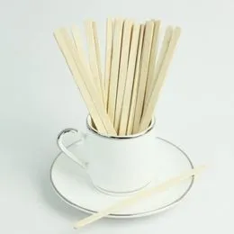 Cucharas de café desechables de piezas, palo de cóctel, agitador suave de  madera, fácil de usar