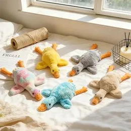 Tanha Peluche d'oie douce, grande oie en peluche, canard blanc, cadeau pour petite amie, enfants ou meilleure amie (130 cm