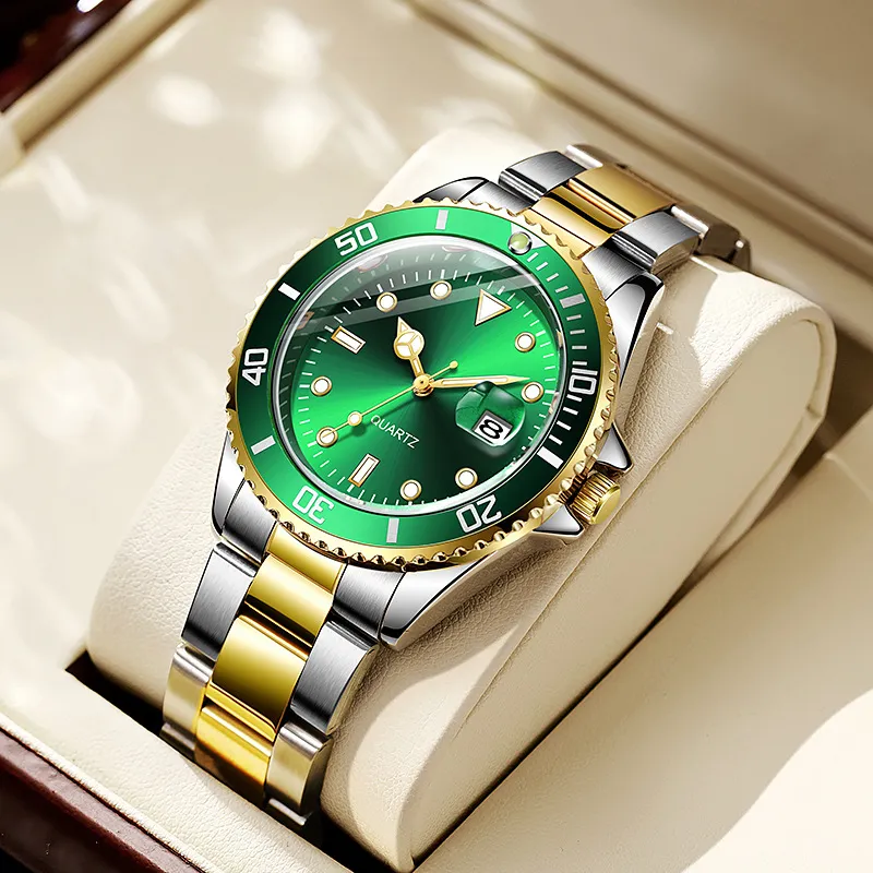 CADISEN Orologio automatico da uomo in vetro zaffiro 200 m impermeabile