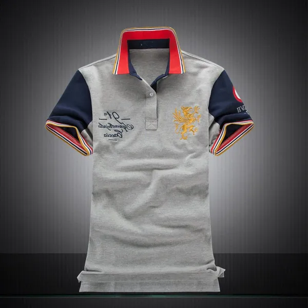 Polo de alta calidad para hombre, manga corta, camiseta polo del famoso equipo de carreras Pony Man, diseño personalizado, Big Horse Country_voghion.com