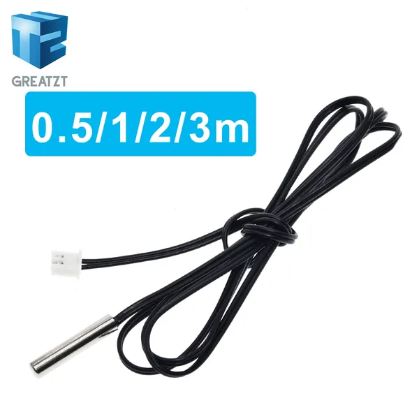 5PCS étanche 30 cm T106 10K Thermistance de haute précision Capteur de Température Sonde
