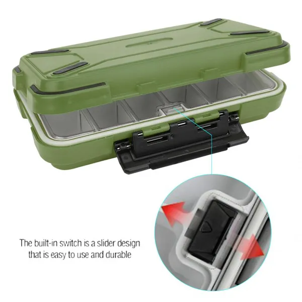 Cheap Tackle Boxes Tools Box ABS Double Sided Fishing Tackle Case Bait Lure  Fishing Hooks Storage Case Carp Lure Organizer From Sport_11, $13.6