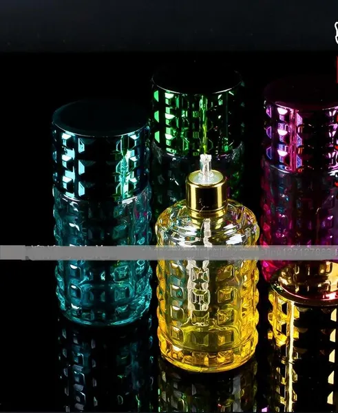 Large capacity stunning alcohol lamp sealed, hookah accessories, glass bongs, glass water pipe, smoking, color style random delivery