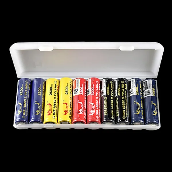 18650 BATTERY DISPLAY stand holder box rechargeable case imr retail ORGANIZER