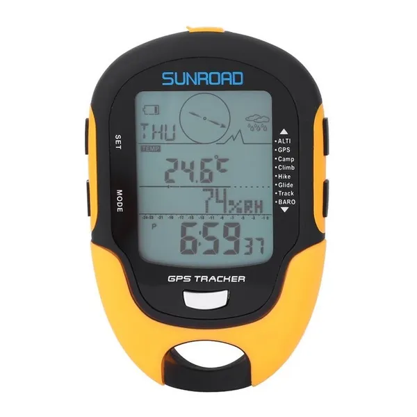 Cheap Compass SUNROAD FR510 Handheld GPS Navigation Tracker Receiver Portable Handheld Digital Altimeter Barometer Compass Locator