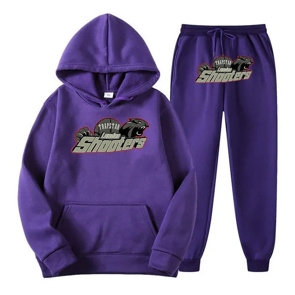 DHgate Trapstar tracksuit black mens hoodie trapstar men sportswear designer pants set running basketball 2 piece loose women long sleeve N87Z Apparel