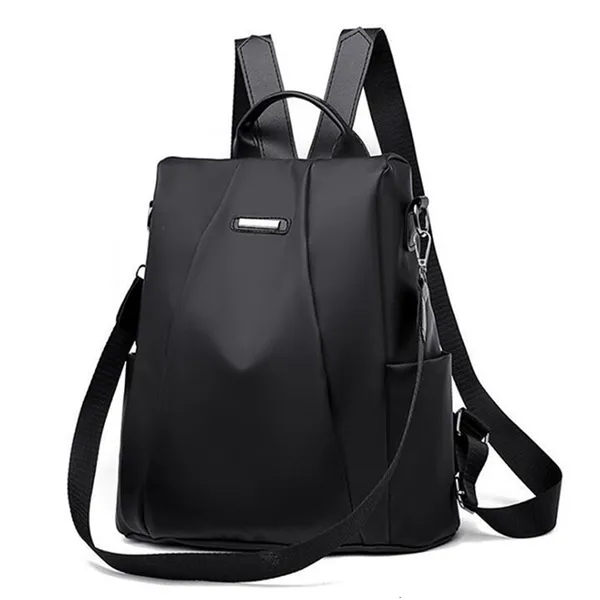 Sac à Dos Femme Léger Et Anti-vol En Nylon - 26x35x13 Cm - Idéal Pour école, Travail Et Voyages