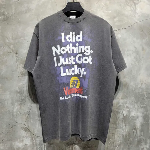 Wholesale VTM High Quality Mens And Lavender T Shirt Womens Lucky 