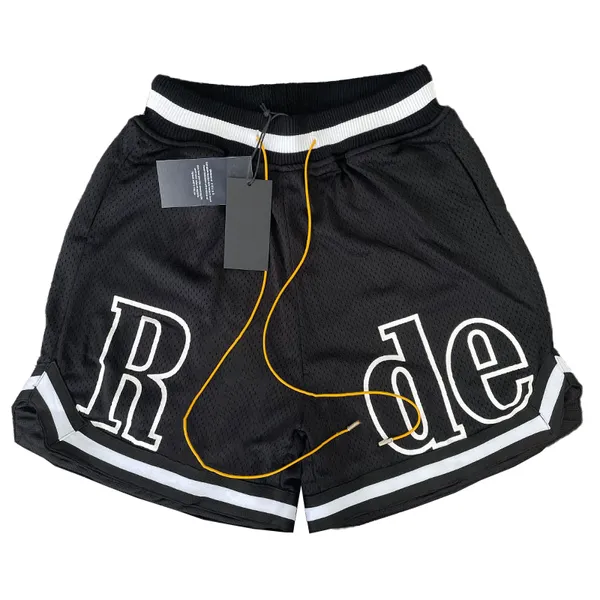 Designer-Shorts für Herren, kurze Sommerhose, limitierte Rhudes-Badeshorts, Sporttraining, Strand, knielang, Hip-Hop, High-Street-Damen-Trainingshose, C22