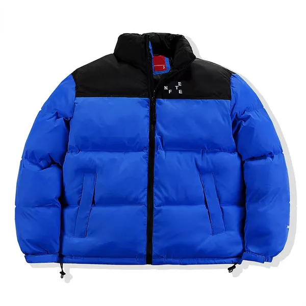 2023 الموضة NF Puffer Mens أسفل سترة مواجهة معاطف قمم Outwear تطريز طوق فضفاضة سحاب السوستة السوست