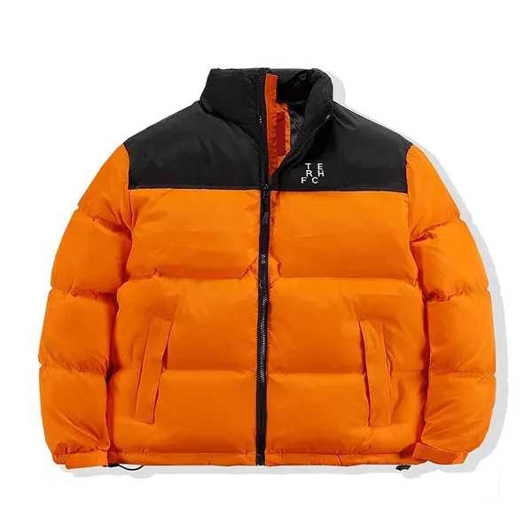 2023 الموضة NF Puffer Mens أسفل سترة مواجهة معاطف قمم Outwear تطريز طوق فضفاضة سحاب السوستة السوست