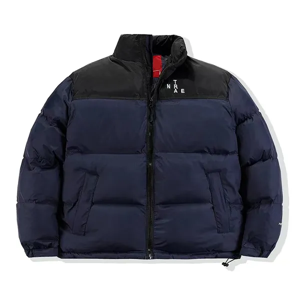 2023 الموضة NF Puffer Mens أسفل سترة مواجهة معاطف قمم Outwear التطريز طوق فضفاض سحاب السوستة السوست