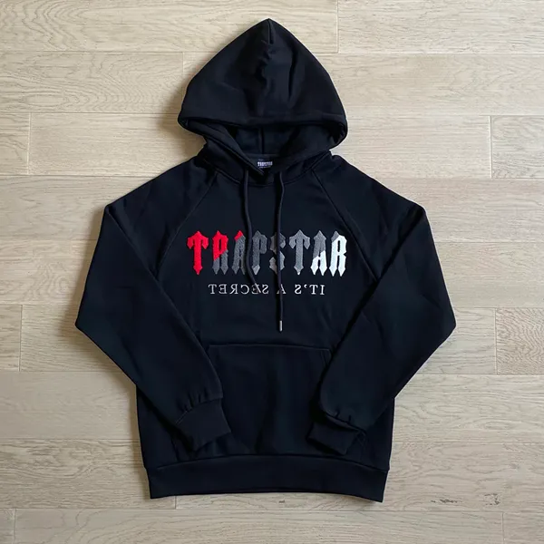 Trapstar Hoodie Fleece Mann Kleidung Männer Designer Hoodies und Hosen Trapstar Trainingsanzug Herren Damen Jacke Wintermäntel Sweatshirt Hoodie Kapuzenpullover übergroß B2