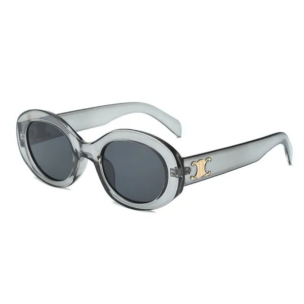 2023 Kobiet projektantów okularów przeciwsłonecznych dla mężczyzny Retro Cat-Eye Oval Polygon Ins Driping Travel Party Modne odzież Dopasowaniedpg7