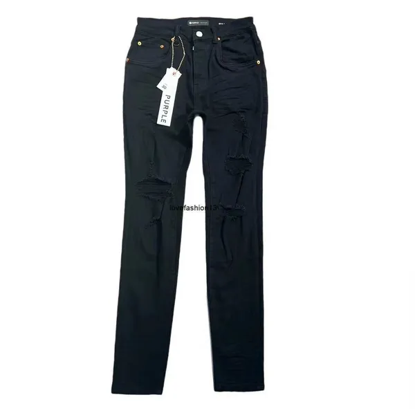 Burple Brand Jeans Men Mener Atti Slim Fit Fit Fashiion True 81