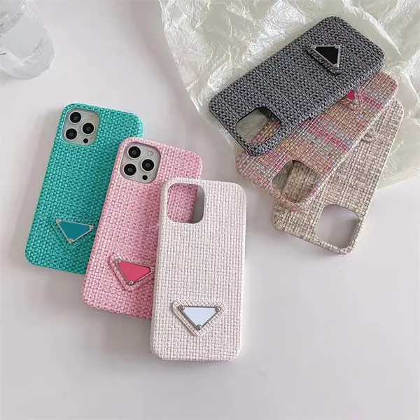 iPhone 14 13 Pro Max Designer Phone Cases for Apple 12 11 XR XS 8 7 6 Plus the Luxury Leave Pattern Pu Leather Mobile Cell Cells Back Fundas Coque Velvet Lined Rai UH86