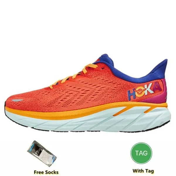 Running Shoes Hoka One Clifton Athletic Shoe Running Shoes Bondi Carbon X 2 Sneakers Shock Absorbing Road Fashion Mens Womens Top Designer Size 36-45 free run