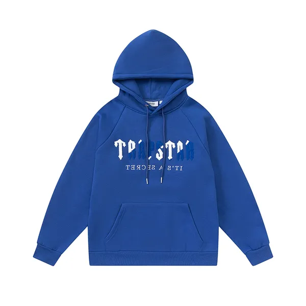 Trapstar Brand Chándal Bordado clásico Sudadera con capucha para hombre Ropa deportiva Conjunto cálido para hombres Sudaderas con capucha Trapstar sueltas Sudadera para correr Diseñadores de alta calidad ropa 6GMB