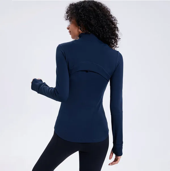 Kurtki damskie jesień zima pełna suszenie płaszcz bawełniane bluzy Slim Fit długą sportową kurtkę z otworami