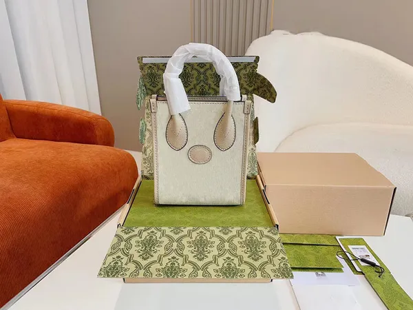 designer 7A Designer Canvas Tote Bag Luxury shoulder bags ladies composite mini piano score bag handbag old flower wallet messenger with gift box