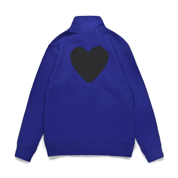 Oyun İşlemeli CDG Hoodie Designer Eye Popular Commes des moda markası aynı pamuklu büyük kırmızı kalp kazak uzun coupl bowling sporu 11