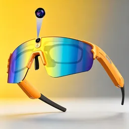Lunettes De Soleil Bluetooth Avec Caméra 8MP, IA, UV400 – Idéales Pour Le Cyclisme