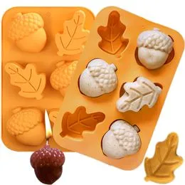 Moule En Silicone Feuille D'érable – Pour Chocolat, Fondant, Pâte à Sucre – Décorations De Gâteau Professionnelles (environ 3.7 X 2.4 Cm)