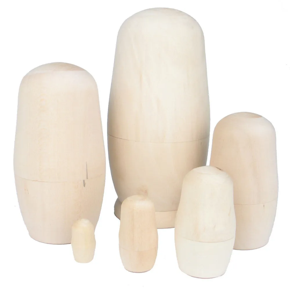 Wholesale Matryoshka Wooden Nesting Doll Set Handmade Russian