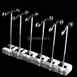 Wholesale-Free Shipping 10 PCs Crystal Pedestal Metal Earring Stand Holder Jewelry Display Free Shipping