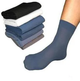 Toptan-Mens Çorap 2015 Sıcak Satış Ultra-İnce Erkek Nefes Çorap Yaz 10 Çift / grup Serin Nefes Bambu Elyaf Çorap, NWM021