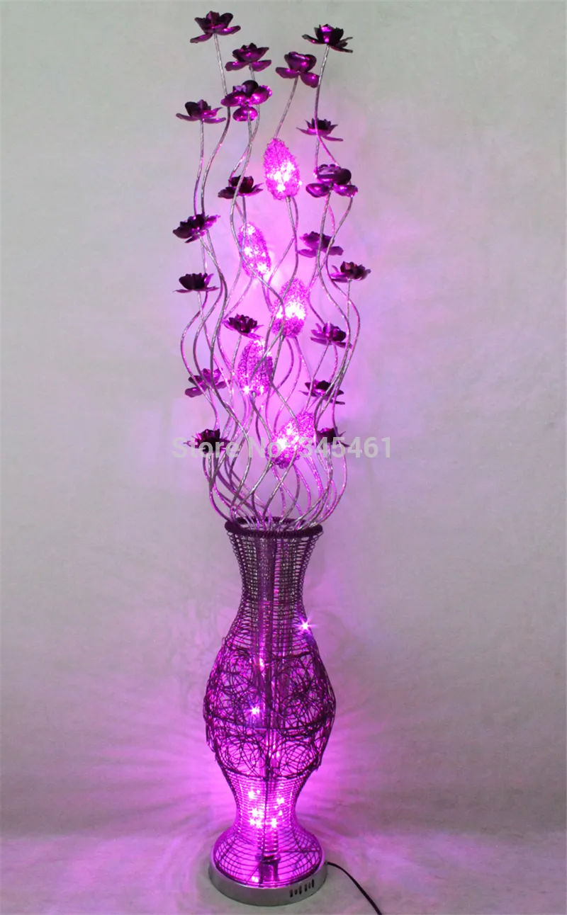 Wholesale Vase Lamps Aluminum Floor Lamp Hand Woven Art Lighting