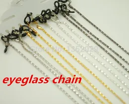 Wholesale-free shipping four colors metal sunglass eyewear neck cord chain retainer strap lanyard holder eyeglass glasses retainer