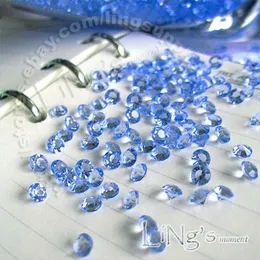 Freies Verschiffen 1000 1 / 3ct 4.5mm blauer Diamant Confetti Hochzeitsbevorzugungstabellendekoration