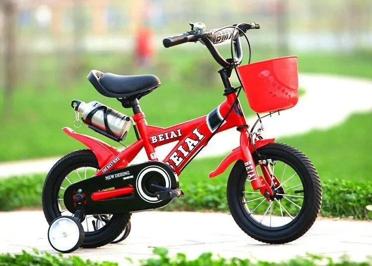 Bicicletta Per Bambini 16 Pollici - Con Ruote Di Supporto, Regolabile In Altezza, Per Età 4-8 Anni - Foto 3