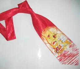Noel kravat erkek Kravat hediye yılbaşı tema kravat kravat X-mas 33 adet / grup # 1450