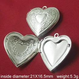 Beadsnice locket pendant brass album box heart-shaped inside diameter 21x16.5mm photo locket pendant wholesale ID 3354