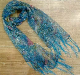 Damer silke vår sommar halsduk halscarf sjal wrap scarf halsdukar 20pc / lot # 1971