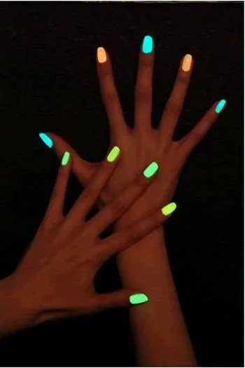 Glow In The Dark No Wipe Top Coat Luminous Night UV/LED Nail Gel Polish UR  SUGAR | eBay