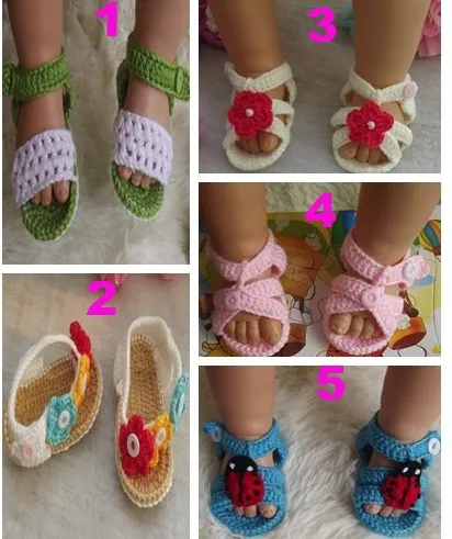 Sandalias verano bebe crochet 2025