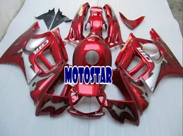 Kostenlose individuelle rote Verkleidungssätze für Honda CBR600F3 95 96 CBR600 F3 1995 1996 CBR 600F3 Aftermarket-Verkleidungssatz