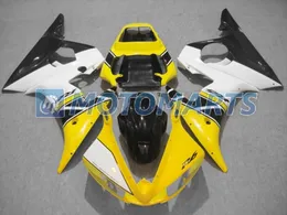 Yellow White Motorcycle Fairing Kit för Yamaha YZF R6 2003 2004 2005 YZF-R6 03 04 05 YZFR6 600 03-05