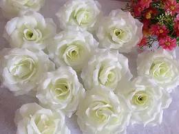 50pcs 11cm / 4.33 "Soie artificielle Camellia Rose Peony Fleur Têtes de mariage Fête de mariage Décoratifs Flafers de plusieurs couleurs disponibles
