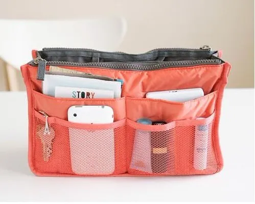 10 Pezzi Borsa Da Viaggio Da Donna Inserto Borsa Organizer Borsa Grande  Fodera Organizer Tidy Bag Pouch Rosa Da 23,74 €