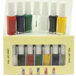 7 colores Estampado especial Esmalte de uñas Nail Art Stamp Barniz Pintura Pintura para placa de imagen Plantilla de metal